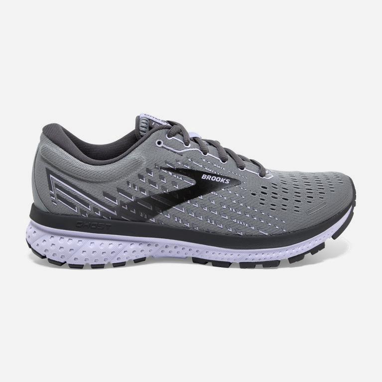 Brooks Ghost 13 Australia - Women's Road Running Shoes - Grey/Blackened Pearl/Purple (231706-BMP)